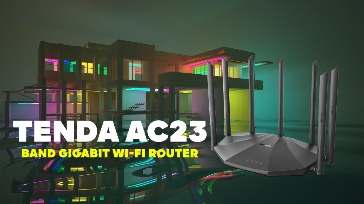 Tenda AC23 - Router AC2100 ราคา 1,579 บาท ประกันศูนย์ไทย 5 ปี เสีย ...