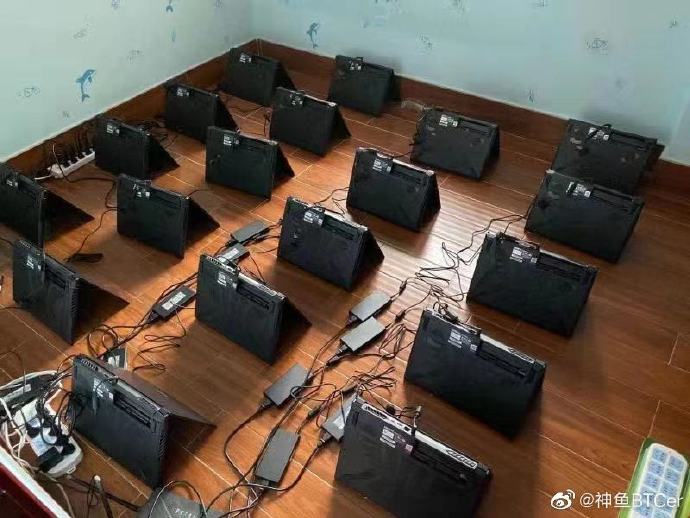 ส่องเหมือง Crypto ในจีน ใช้ Notebook Rtx30 กว่าร้อยตัวขุดแทนการ์ดจอ